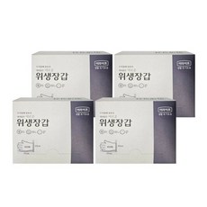 롯데이라이프 위생장갑, 400개입, 4개