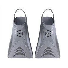 [ 894429 ] 존3 실리콘 V-Flex Ergo 수영 트레이닝 오리발 (실버 XS), 실버