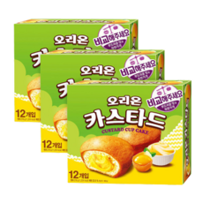 오리온 카스타드 276g 12개입x3박스, 3박스