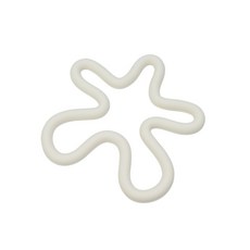 내열 실리콘 매트 받침 액세서 미끄럼 방지 패드 주방 냄비 테이블, 1pcs, 하얀색