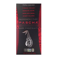 파스카 다크 초콜릿 70% 카카오, 100g, 1개