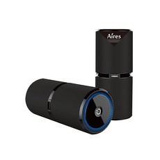 Aíres 負離子空氣清淨器，車用除PM2.5異味，輕巧便攜，享受清新空氣, 黑色, GT-A12B