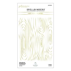 Spellbinders Woodgrain 배경 글리머 핫 포일 플레이트 1개 326841 5959023403