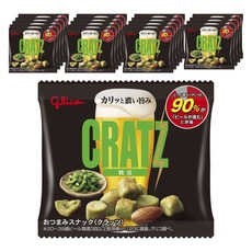 glico 格力高 Cratz毛豆杏仁果脆餅, 20包, 14g