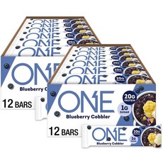 ONE 원 프로틴바 블루베리 코블러 12p 720g, 2개