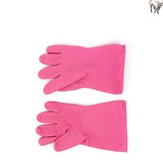 꿀이맘쓰리 흘러내림 방지 고무장갑 세차용장갑, M