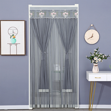 예쁜 커튼 방충 2층 파리문발 도어커튼 가림막 모기장 2색 1m x 2m