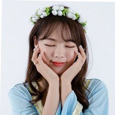 홈파티 웨딩 화관 면사포 파티 웨딩촬영 59000EA 1EA, 화이트
