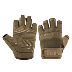 플랜와이 디베어 DIBARE 헬스 장갑, 카키, 1개