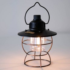 트렌드 컨테이너 LED 충전식 BALKIDA 포터블 캠핑 밝기조절 랜턴, 1개, 블랙