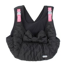 베베파우 블루밍 반려동물 이동 산책 외출 앞가방 허그 프론트백, 1개, 블랙핑크