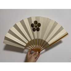 生身天滿宮 紀念摺扇 徽紋白麵扇子, 如圖所示, 1個