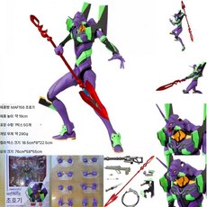 에반게리온 초호기 2호기 3호기 피규어 세트 프라모델 완성형 컬렉션, 156 초기 기계 + 브래킷