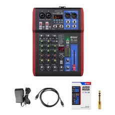 휴대용 오디오 믹서 99 DSP 디지털 효과 블루투스 5 0 USB 튜너 DJ 콘솔 노래방 음악 축제용 4 6 8 채널, 03 SI8UX, SI-8UX