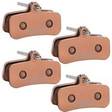 BUCKLOS 자전거 디스크 브레이크 패드 - 4 피스톤 Shimano D02S D03S Saint Deore XT XTR SLX Zee/Tektro/TRP 산악 자전거/로드, 소결 금속