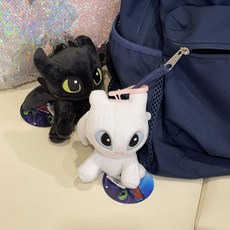 (정품) 드래곤길들이기 투슬리스 시팅 가방고리 봉제인형 (2type)