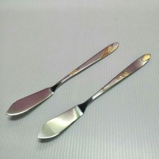 王樣品牌 金玫瑰奶油刀 金鳳凰奶油刀 不鏽鋼奶油抹刀 醬料抹刀 料理塗抹刀, 1個