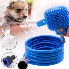 강아지 샤워기 반려견용 애견용 목욕 반려동물 샤워기 용품 브러쉬 실리콘 세척솔 마사지 세척기 호스
