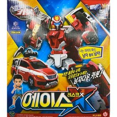 헬로카봇 에이스 레스큐X 로봇완구, 혼합색상, 1개