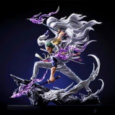 抱漫閣 海賊王索隆手辦 UK海軍三大將雕像 航海王周邊公仔 擺件禮物, 1個, 【雙頭雕】海軍索隆-高約22cm