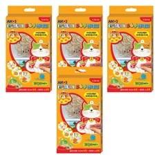 아모스 글라스데코 썬데코 고양이 만들기, 혼합색상, 4세트