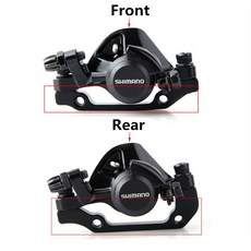Shimano 機械式碟煞卡鉗組 附來令片/碟剎座 高制動性 機械線拉碟, 1個, M375前機械碟*1