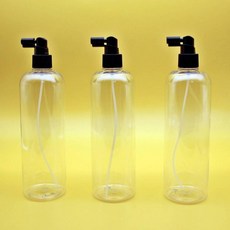 스프레이 공병 500ml 투명 펌핑 디스펜서 손세정제 분무기 미용실 휴대용 용기, 1개