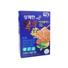 네오 상쾌한 목쿨 프로폴리스 캔디, 3개, 40g