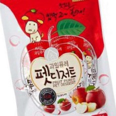 포켄스 과일퓨레 펫디저트 사과 7P 강아지간식 강아지고급간식 영양간식