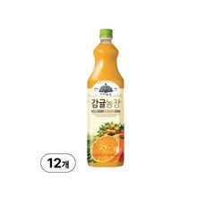 웅진 가야농장 감귤주스, 12개, 1.5L