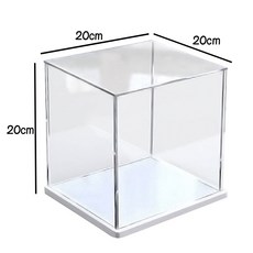 壓克力展示盒 展示櫃 防塵盒 壓克力展示 模型盒 公仔展示盒 GK展示 公仔展示盒 公仔收納盒 盲盒收納 公仔盒, 1個