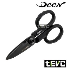 DEEN DNP-908SCIPBK 25週年限定 多功能剪刀 黑色鍍膜, 1個, 25周年限定黑多功能剪刀