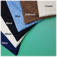 dklace 레이스원단모음 / 원단레이스 2915 폭 145cm 6 color 자가드원단, D/Brown, 1개