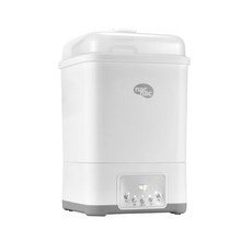 nac nac 微電腦智慧消毒烘乾鍋 UB0081 瓷白 奶茶 杏桃, 瓷白+送120ML玻璃奶瓶