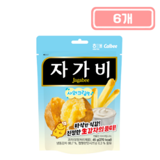 해태 자가비 사워크림맛, 6개, 45g