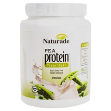 Naturade 豌豆蛋白奶昔 素食無麩質, 1個, 555克