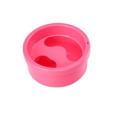 日式泡手碗 美甲清潔護理工具, 1個, 圓形泡手碗-粉色