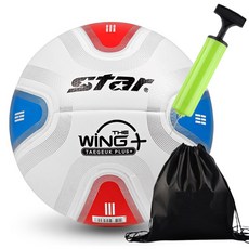 스타 족구공 더 윙 태극 플러스 8판넬 투센 볼펌프 볼가방, JB435, 1개