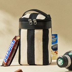 스테이지 이유식 보냉백 도시락 가방, 매트블랙 매트블랙