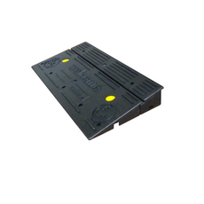 차량진입판 블럭업 2단 높이 7cm 카업 70 자동차 휠체어 겸용 경사로, 블랙(PE), 1개