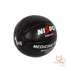 ONDA 니스포 가죽 메디신볼 1kg 웨이트볼 필라테스볼 트레이닝볼
