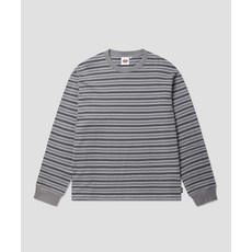 디키즈 남녀공용 긴소매 티셔츠 멀티 스트라이프 롱슬리브 Black DIKU261LRTL002BK