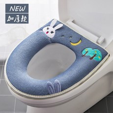 비데 매트 일반 사계절 프리미엄 비데 두툼 방수 지퍼 워싱 항균 비데 뽀글이, 핑크[토끼] 1개 룩, 1개
