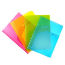 아이비스 투포켓화일, 블루, 그린, 옐로우, 핑크, 4개입 블루, 그린, 옐로우, 핑크, 4개입