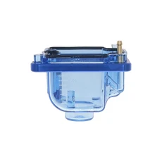 PWK 기화기 파워 제트 연료 탱크 카브 플로트 보울 Comp 챔버 탄수화물 용 투명 오일 컵, Blue, 01 Blue, 1) Blue