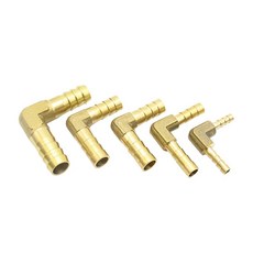 4MM 5MM 6MM 황동 호스 14MM 가스 19MM 엘보 8MM 12MM 파이프 커플러 바브 16MM 커넥터 어댑터 피팅 10MM, 1개