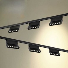 LED 핀조명 인테리어 펜던트, 블랙 10W 3000K