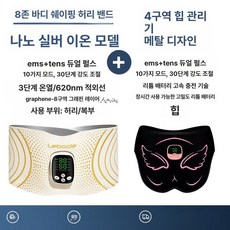 EMS 복부 슬리밍 허리 벨트 다이어트 운동기구, 8구역 미용기기+하드웨어 힙업기기, 기본 모델명/품번
