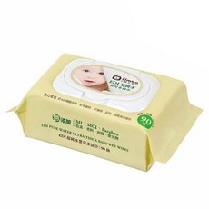 Simba 小獅王 EDI超純水嬰兒柔濕巾90抽 一串3包, 1個, 限時特賣價, 90張, 55gsm