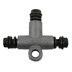 오프로드 모터바이크 개조 CNC 커넥터 유압 브레이크 호스 라인 커플링 티 피팅 3방향 어댑터 브레이크 시스템